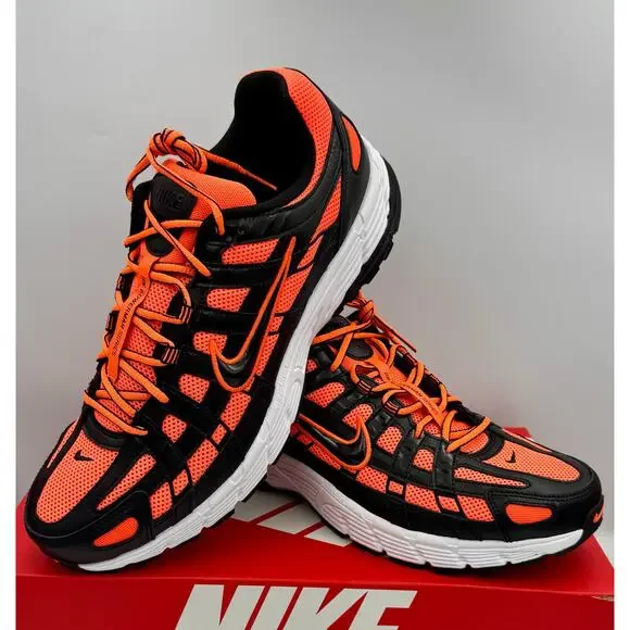 Nike P-6000 Size 13 Orange Black Hyper Cimson Black White CD6404 801 # 414 - Picture 4 of 8